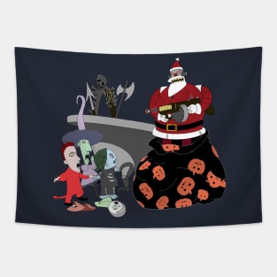 Wrong Santa Tapestry