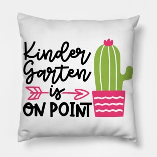 Kindergarten is On Point Funny Kids Back to School Pillow