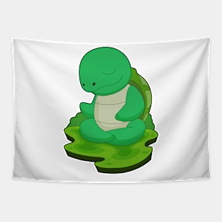 Turtle Yoga Fitness Meditation Tapestry