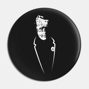 McGoohan in the Middle (alternative typeface) Pin