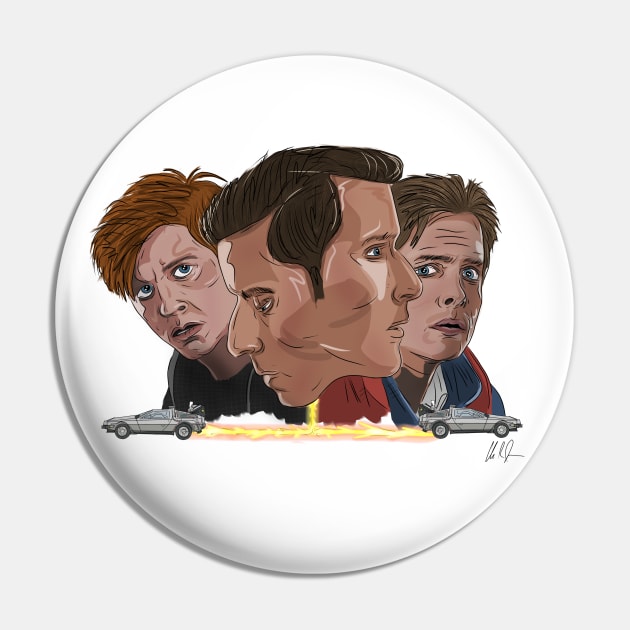 Back to the Future: 2 Heavy Universes Pin by 51Deesigns