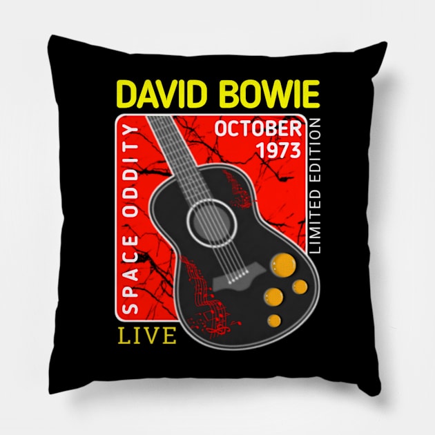 Mr.bowie space Pillow by Homedesign3