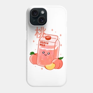 Kawaii Fruity Peach Milk Phone Case