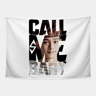 EXO Chen Call Me Baby Typography Tapestry