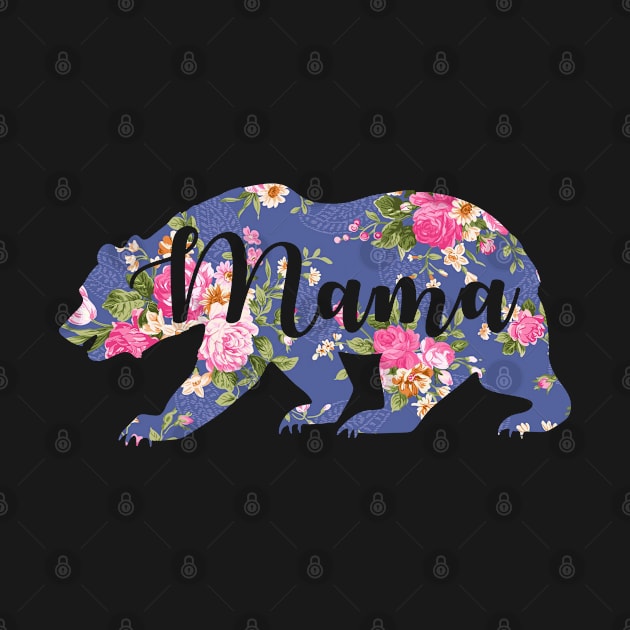 floral Mama Bear by CreativeShirt