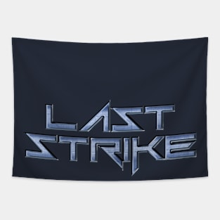 Last Strike Logo Tapestry