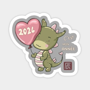 The year of the Dragon - Cute little dragon Magnet