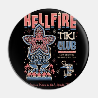 Hellfire Tiki Club - Creepy Cute Demogorgon - Hawaii Island Vacation Pin