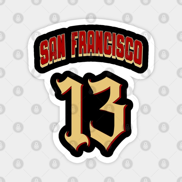 49ers Football Magnet by NFLapparel