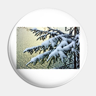Snow on branches Pin