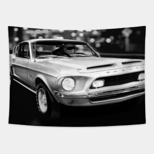 1968 Shelby Mustang Street Scene Tapestry
