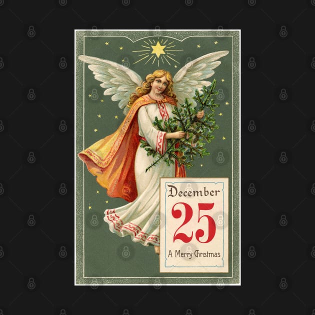 Vintage Christmas Angel by RetroSalt