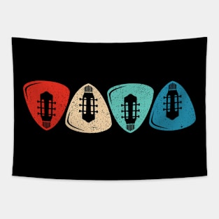 Vintage Guitar Pick - Guitarist Gift Tapestry