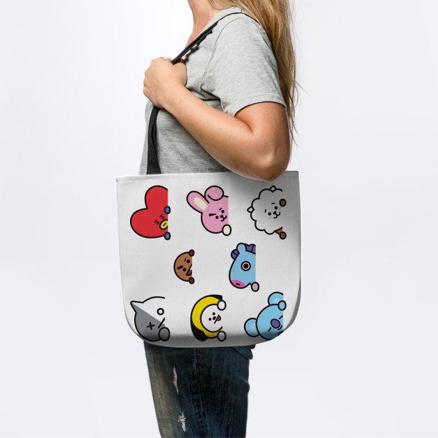 BT21 Sticker Set Ver. 2 - Bt21 Bts - Tragetasche ...