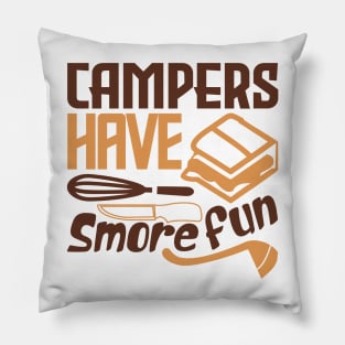 campers have s'more fun Pillow