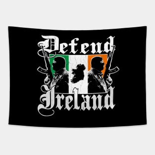 Defend Ireland (vintage distressed look) Tapestry