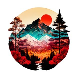 Sunset in the Mountains T-Shirt