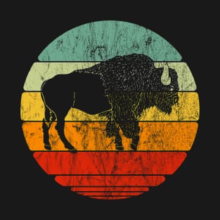 Retro Vintage Bison T-Shirt