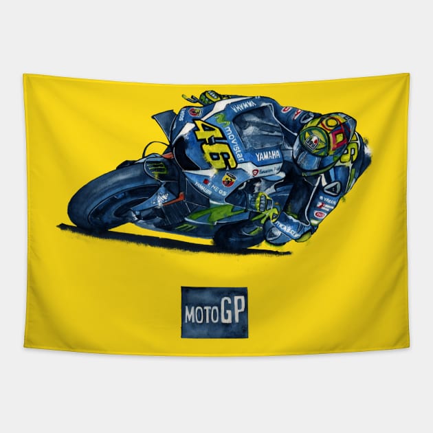 Moto GP Tapestry by dareba