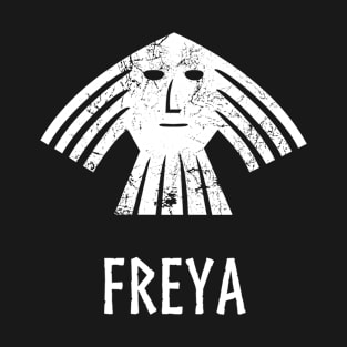 Freya Norse Viking God Vintage Distressed T-Shirt