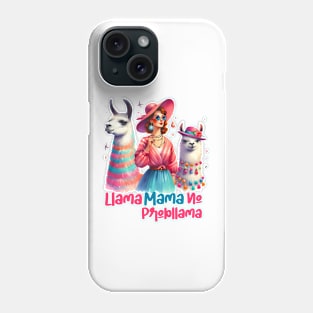 NO PROB-LLAMA! Retro Funny Llama Alpaca Graphic Phone Case