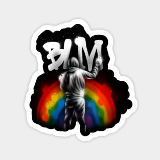 blm rainbow Magnet