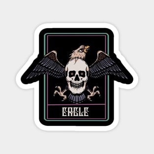 Eagle and skull Magnet