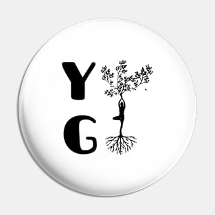 yoga gift Pin