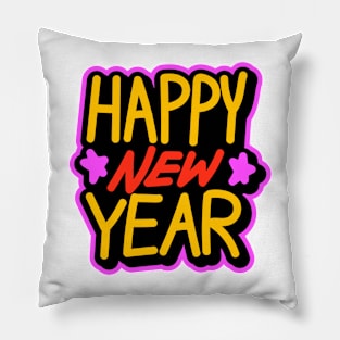 Happy New Year Radiance Pillow