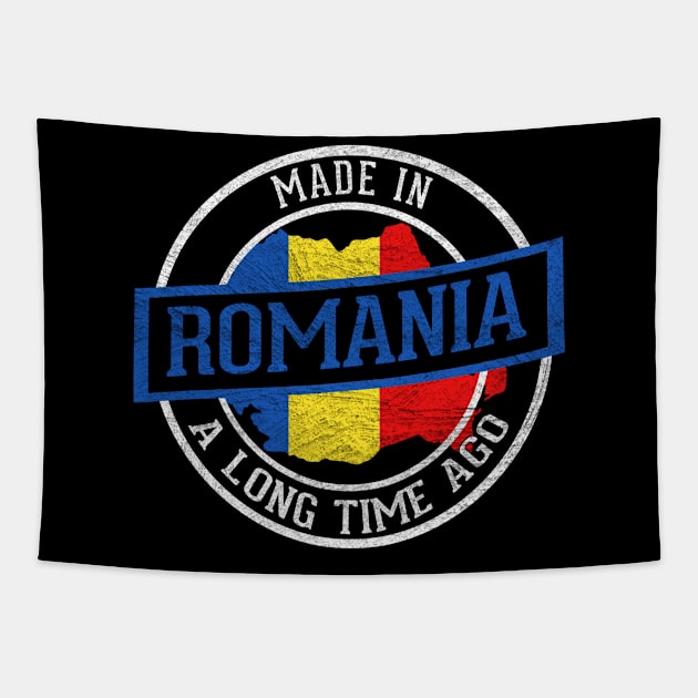 Made In Romania Tapestry by funkyteesfunny