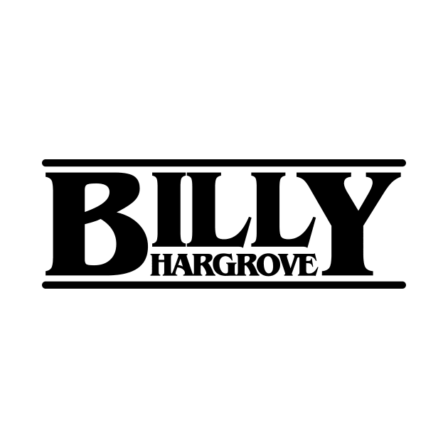 Some Stranger Billy Shirt Full Black Font by gastaocared