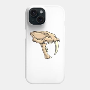 Smilodon Illustration - Saber-Toothed Cat Phone Case