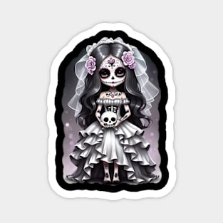 Shadow Gothic Bride Magnet