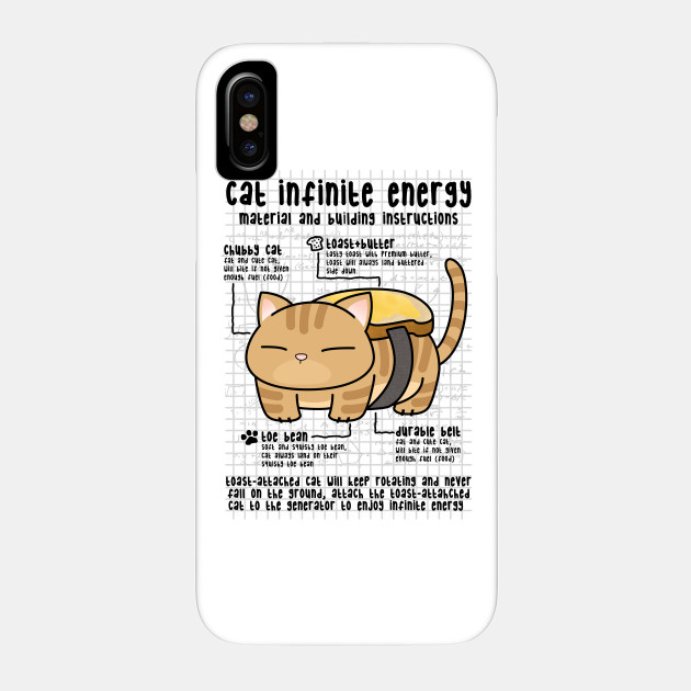 Cat Infinite Energy Cat Science Phone Case Teepublic