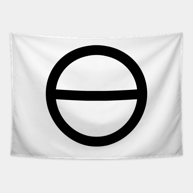 Alchemical Salt Symbol Tapestry by Indie Pop