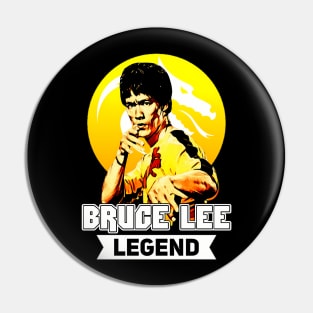 Movie Bruce Jeet Kune Do Bruce Dragon Legend Pin