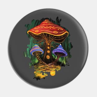 A Mushroom World Pin