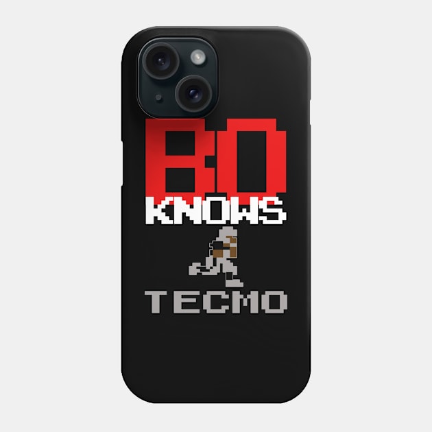 Bo Knows Tecmo Phone Case by darklordpug