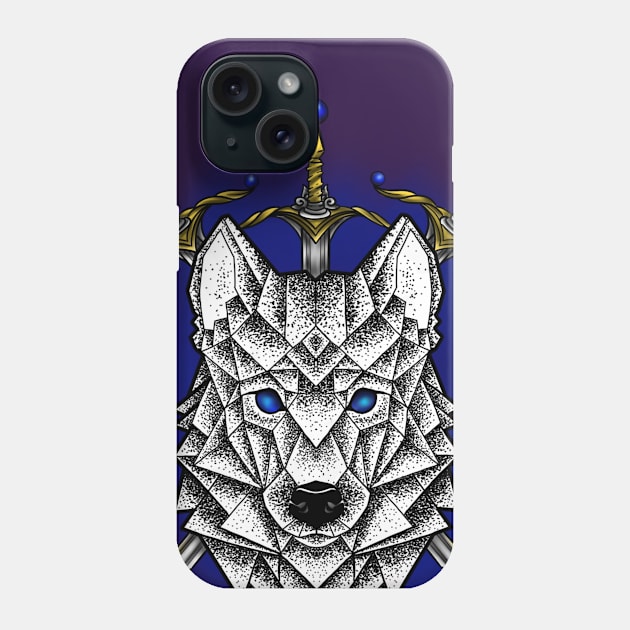 Wolf and daggers Phone Case by DarkHorseBailey