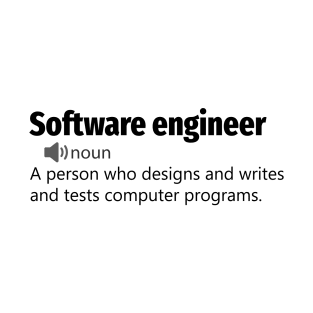 Funny Software engineer Definition T-Shirt