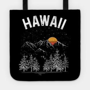 Vintage Retro Hawaii State Tote