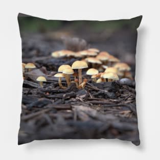 Mushroom Family Pillow