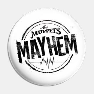 The Muppets Mayhem black Pin