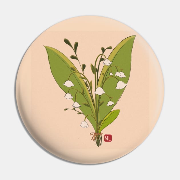 Lily of the Valley Pin by Nasus