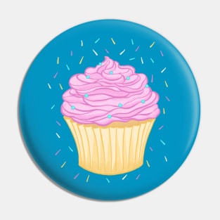 Tasty Cupcake and Sprinkles Pin