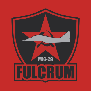 Mig-29 Fulcrum (Front & Back logo) T-Shirt