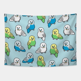 Budgie Pattern Tapestry