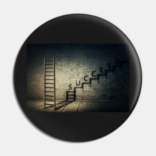 success stairway Pin
