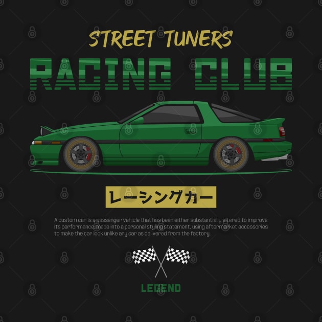 Midnight Racer Green MK3 A70 JDM by GoldenTuners