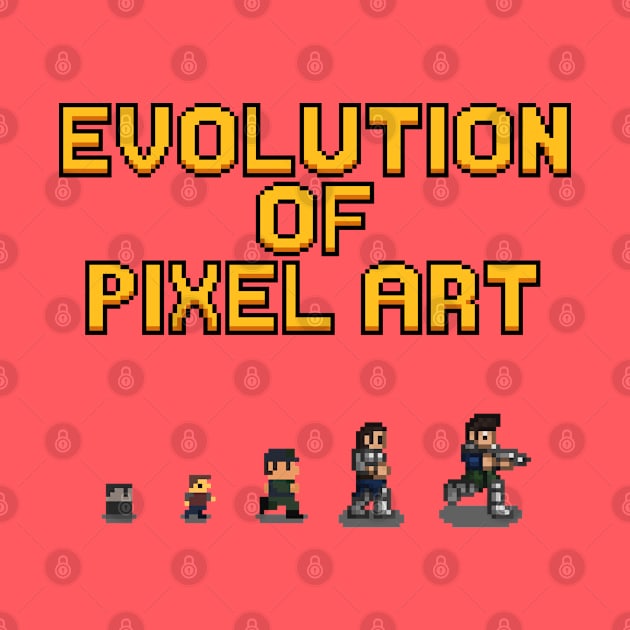 Pixel Art Evolution Line by PixelCarvel